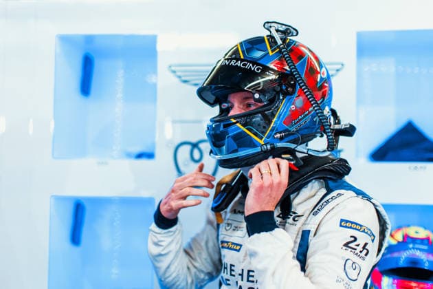 Motorsport, 24 Stunden von Le Mans, Training und Qualifikation #2 24 HEURES DU MANS 2026 - FREE PRACTICE AND QUALIFIYING SESSION ROBICHON Zacharie (can), Heart of Racing Team, Aston Martin Vantage AMR LMGT3 27, LM GT3, portrait during the Free Practice and Qualifying session of the 24 Hours of Le Mans 2026, 3rd round of the 2026 FIA World Endurance Championship, from June 10 to 11, 2026 on the Circuit des 24 Heures du Mans in Le Mans, France -  Copyright: xAndreaxLorenzinax