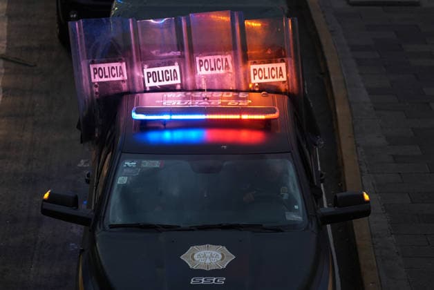 World Cup fans gather near Mexico City Stadium amid protests ahead of opening match MEXICO CITY, MEXICO – JUNE 10: A police vehicle equipped with riot shields patrols near Mexico City Stadium ahead of the opening ceremony of the 2026 FIFA World Cup, WM, Weltmeisterschaft, Fussball in Mexico City, Mexico, on June 10, 2026. Security measures have been reinforced around the venue as supporters continue to arrive in the Mexican capital for the tournament festivities. Access to the stadium in the Tlalpan district has been affected by ongoing protests in surrounding areas ahead of the tournament s opening match between Mexico and South Africa on June 11, 2026. Juancho Torres Anadolu Mexico City Mexico. Editorial use only. Please get in touch for any other usage.  Copyright: x2026xAnadoluxJuanchoxTorresx