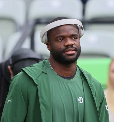 11.06.2026, Boss Open 2026, ATP, Tennis Herren Tour 250 Stuttgart, TTC Weissenhof, Tennis, im Bild: Frances Tiafoe (USA) mit gute Laune