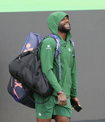 11.06.2026, Boss Open 2026, ATP, Tennis Herren Tour 250 Stuttgart, TTC Weissenhof, Tennis, im Bild: Frances Tiafoe (USA) mit gute Laune