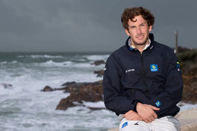 VOILE : VendÃ e globe 2024 - Archives Charlie Dalin et Yoann Richomme - 06 01 2025 Charlie Dalin, skipper Macif 2015, lors de la Solo Maitre Coq 2018 - Les Sables d Olonne le 15 03 2018 LES SABLES D OLONNEFrance  Copyright: xALEXISxCOURCOUXx