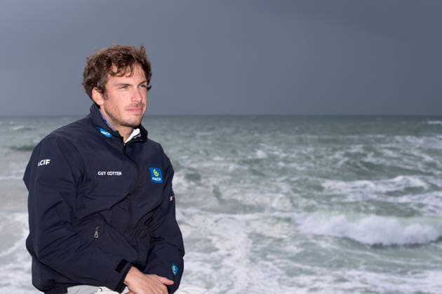 VOILE : VendÃ e globe 2024 - Archives Charlie Dalin et Yoann Richomme - 06 01 2025 Charlie Dalin, skipper Macif 2015, lors de la Solo Maitre Coq 2018 - Les Sables d Olonne le 15 03 2018 LES SABLES D OLONNEFrance  Copyright: xALEXISxCOURCOUXx