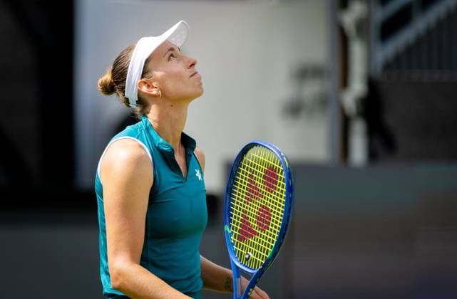 DEN BOSCH - Elise Mertens (BEL) during the WTA, Tennis Damen singles match against Elena-Gabriela Ruse (ROU) at the LibÃ ma Open 2026. The combined ATP, Tennis Herren WTA tournament is being held on the event grounds of the former Autotron car theme park. IRIS VAN DEN BROEK ANP xVIxANPxSportx xxANPxIVx 560728519 originalFilename: 560728519.jpg