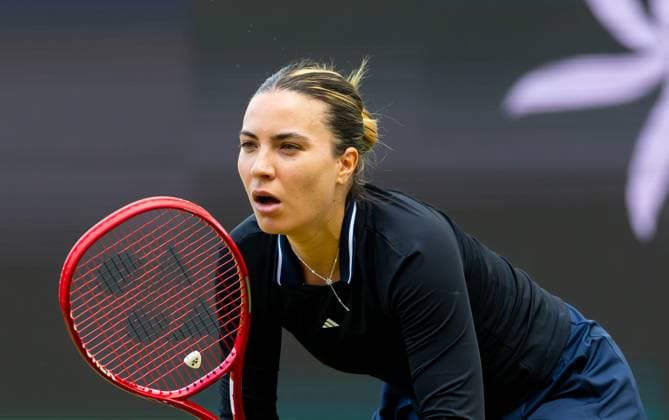 DEN BOSCH - Elena-Gabriela Ruse (ROU) during the WTA, Tennis Damen singles match against Elise Mertens (BEL) at the LibÃ ma Open 2026. The combined ATP, Tennis Herren WTA tournament is being held on the event grounds of the former Autotron car theme park. IRIS VAN DEN BROEK ANP xVIxANPxSportx xxANPxIVx 560730003 originalFilename: 560730003.jpg