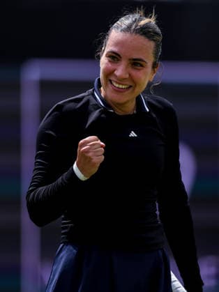 ROSMALEN, NETHERLANDS - JUNE 11: Elena-Gabriela Ruse of Romania reacts after her Women s Singles Second Round match against Elise Mertens of Belgium during Day 4 of the Libema Open Grass Court Championships at the Autotron on June 11, 2026 in Rosmalen, Netherlands.  Copyright: xRenexNijhuis MBxMediax