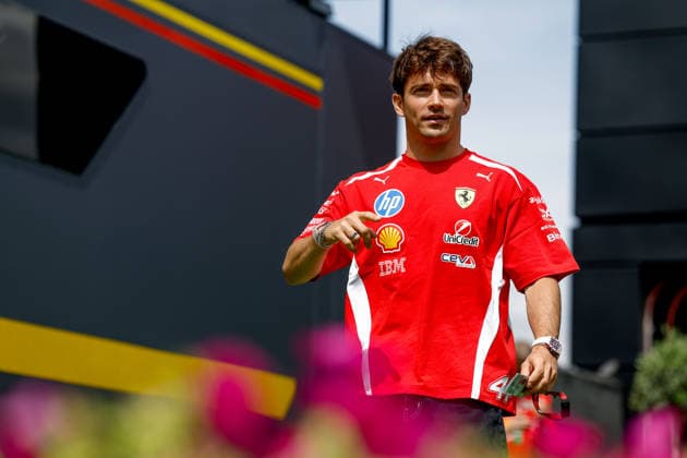 LECLERC Charles (mco), Scuderia Ferrari SF-26, portrait during the Formula 1 Barcelona-Catalunya Grand Prix 2026, 7th round of the 2026 Formula One World Championship, WM, Weltmeisterschaft from June 12 to 14, 2026 on the Circuit de Barcelona-Catalunya, in Montmelo, Spain - Photo Hoch Zwei Montmelo Spain