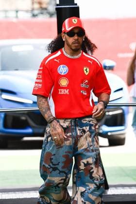 HAMILTON Lewis (gbr), Scuderia Ferrari SF-26, portrait during the Formula 1 Barcelona-Catalunya Grand Prix 2026, 7th round of the 2026 Formula One World Championship, WM, Weltmeisterschaft from June 12 to 14, 2026 on the Circuit de Barcelona-Catalunya, in Montmelo, Spain - Photo Hoch Zwei Montmelo Spain