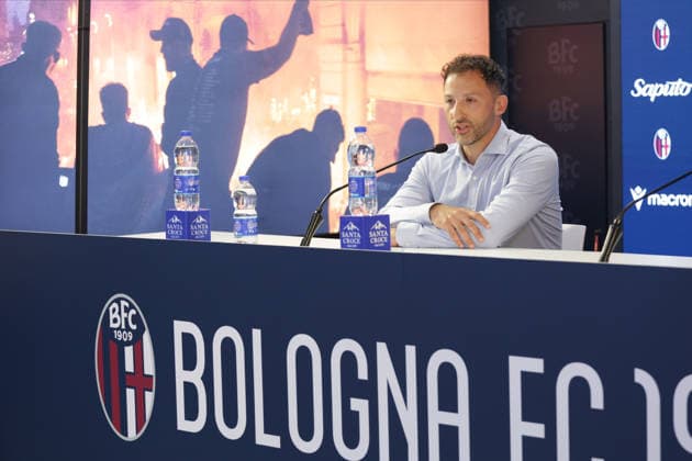 Presentazione del nuovo allenatore del Bologna F.C Domenico Tedesco- Bologna 11 Giugno 2026 - Bologna - Italia (Photo Alessandro Ruggeri LaPresse) Presentation of the new Bologna F.C. coach, Domenico Tedesco - Bologna, June 11, 2026 - Bologna - Bologna - Italy (Alessandro Ruggeri LaPresse )  Copyright: xAlessandroxRuggeri LaPressex