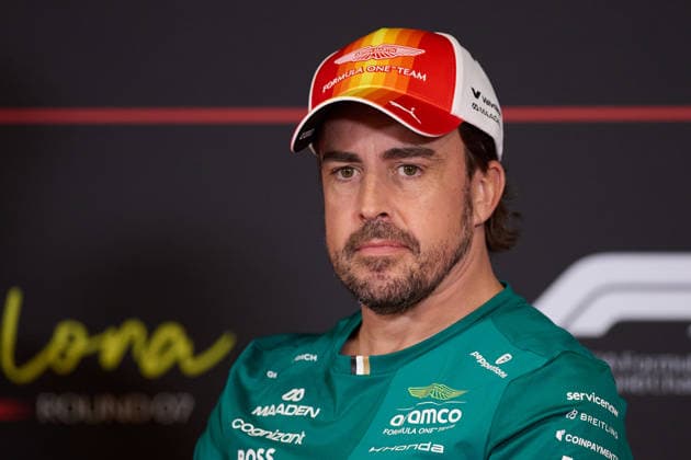 F1 Grand Prix of Barcelona-Catalunya - Previews Fernando Alonso of Spain and Aston Martin Aramco F1 Team attends the press conference, PK, Pressekonferenz during previews ahead of the F1 Grand Prix of Barcelona-Catalunya at Circuit de Barcelona-Catalunya on June 11, 2026, in Barcelona, Spain. Barcelona Circuit de Barcelona-Catalunya Catalunya Spain RL_F1GPBCN_2K26_000074 Copyright: xRicardoxLarreinax