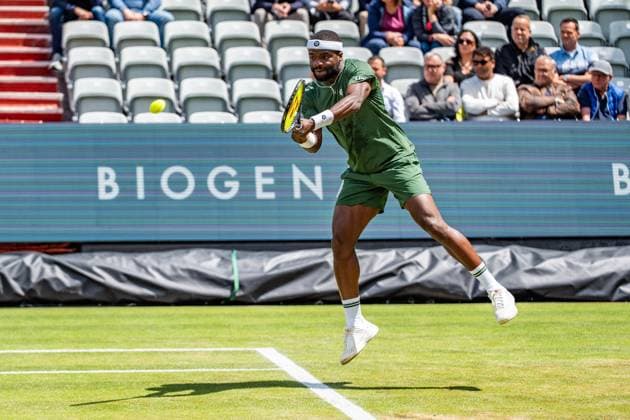 Tennis, Boss Open 2026, Stuttgart, TC Weissenhof, Centre Court, Frances Tiafoe (USA) BOSS OPEN STUTTGART 2026 in Stuttgart