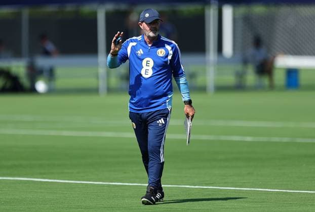 Steve Clarke head coach of Scotland Scotland Training Session and press conference, PK, Pressekonferenz 2026 FIFA World Cup, WM, Weltmeisterschaft, Fussball Football, Atrium Health Performance Park, Charlotte, USA - 11 Jun 2026Charlotte Atrium Health Performance Park United States of America EDITORIAL USE ONLY No use with unauthorised audio, video, data, fixture lists, club league logos or live services. Online in-match use limited to 120 images, no video emulation. No use in betting, games or single club league player publications.  Copyright: xMichaelxZemanek Shutterstockx 16919988n