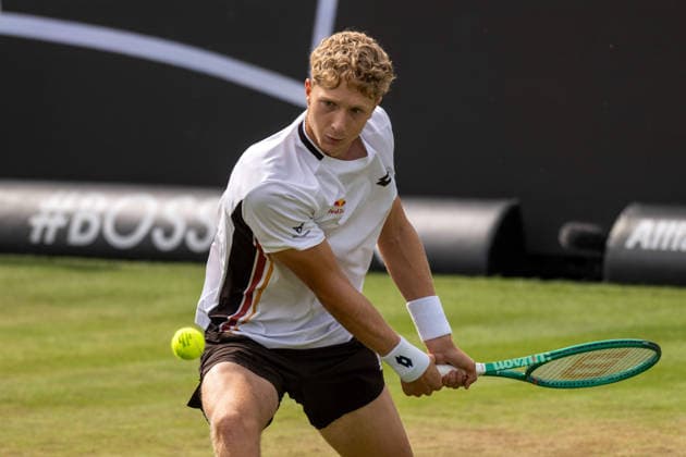 Martin Landaluce (ESP). xettx, Deutschland, Stuttgart, 11.06.2026, Tennis, Boss Open, Tag 6, 2026, Achtelfinale, M.Landaluce (ESP) - T.Fritz (USA), TC Weissenhof, Center Court