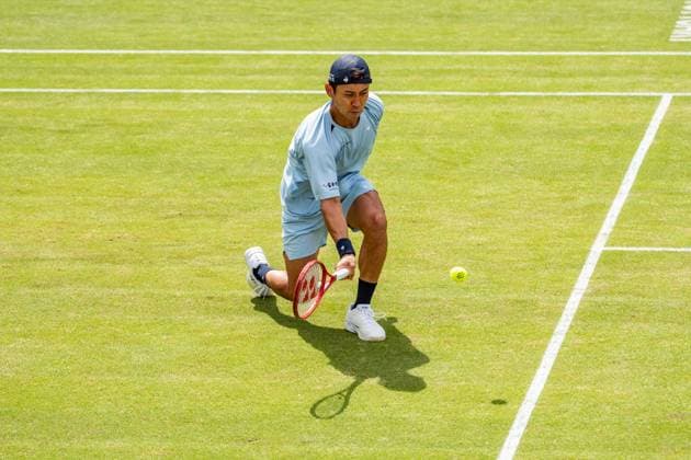 Tennis, Boss Open 2026, Stuttgart, TC Weissenhof, Centre Court, Sh? Shimabukuro (JPN) BOSS OPEN STUTTGART 2026 in Stuttgart