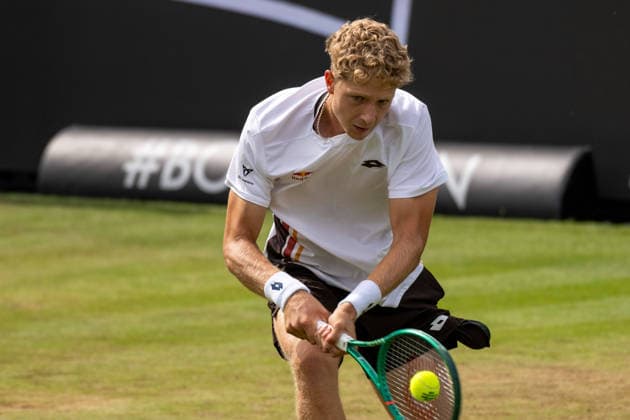 Martin Landaluce (ESP). xettx, Deutschland, Stuttgart, 11.06.2026, Tennis, Boss Open, Tag 6, 2026, Achtelfinale, M.Landaluce (ESP) - T.Fritz (USA), TC Weissenhof, Center Court