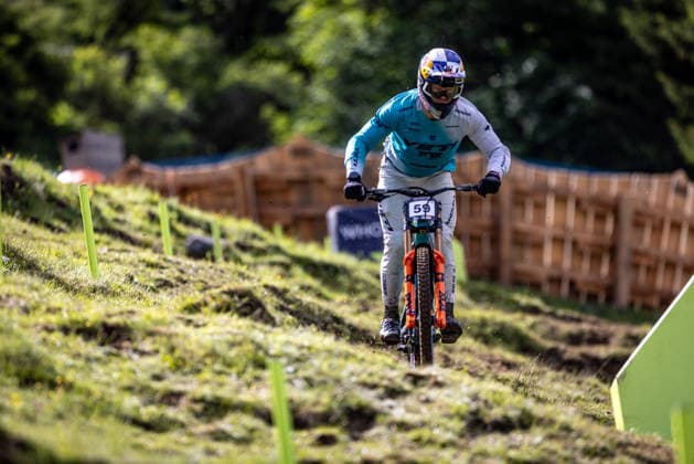 Whoop UCI Mountainbike World Series Leogang Downhill RUDE JR Richard YETI FOX FACTORY RACE TEAMat Whoop UCI Mountainbike World Series Leogang Downhill, 11.06.2026,in Leogang,AUT Foto: Sebastian Sternemann