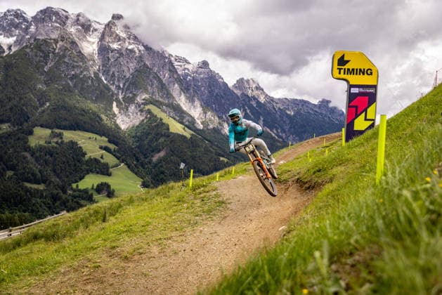 Whoop UCI Mountainbike World Series Leogang Downhill WILLIAMSON Jonty YETI FOX FACTORY RACE TEAMat Whoop UCI Mountainbike World Series Leogang Downhill, 11.06.2026,in Leogang,AUT Foto: Sebastian Sternemann