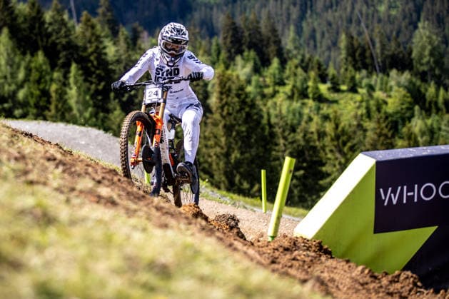 Whoop UCI Mountainbike World Series Leogang Downhill HULSEBOSCH Eliana SANTA CRUZ SYNDICATEat Whoop UCI Mountainbike World Series Leogang Downhill, 11.06.2026,in Leogang,AUT Foto: Sebastian Sternemann