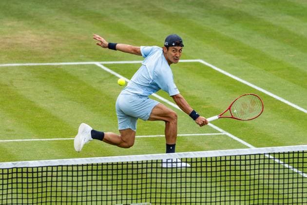 Tennis, Boss Open 2026, Stuttgart, TC Weissenhof, Centre Court, Sh? Shimabukuro (JPN) BOSS OPEN STUTTGART 2026 in Stuttgart