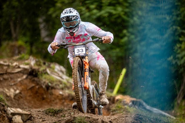Whoop UCI Mountainbike World Series Leogang Downhill ZWAR Oliver ORBEA FMD RACINGat Whoop UCI Mountainbike World Series Leogang Downhill, 11.06.2026,in Leogang,AUT Foto: Sebastian Sternemann