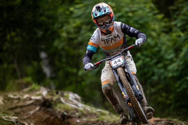Whoop UCI Mountainbike World Series Leogang Downhill MADLEY George at Whoop UCI Mountainbike World Series Leogang Downhill, 11.06.2026,in Leogang,AUT Foto: Sebastian Sternemann