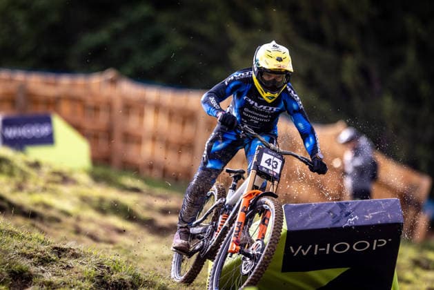 Whoop UCI Mountainbike World Series Leogang Downhill VIEIRA Roger PIVOT FACTORY RACINGat Whoop UCI Mountainbike World Series Leogang Downhill, 11.06.2026,in Leogang,AUT Foto: Sebastian Sternemann