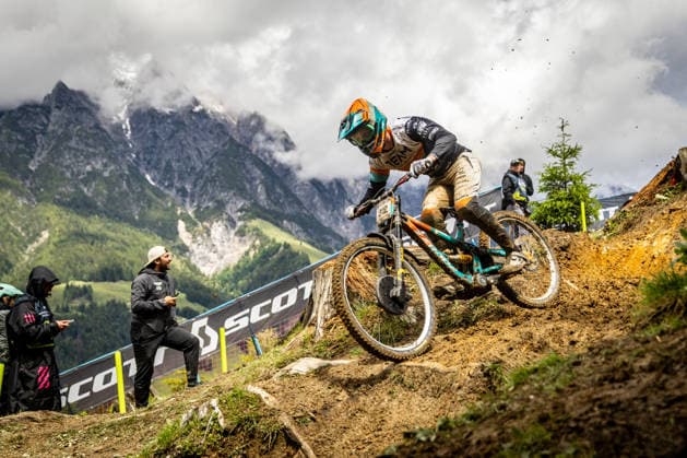 Whoop UCI Mountainbike World Series Leogang Downhill BRADLEY Zac TEAM HIGH COUNTRYat Whoop UCI Mountainbike World Series Leogang Downhill, 11.06.2026,in Leogang,AUT Foto: Sebastian Sternemann