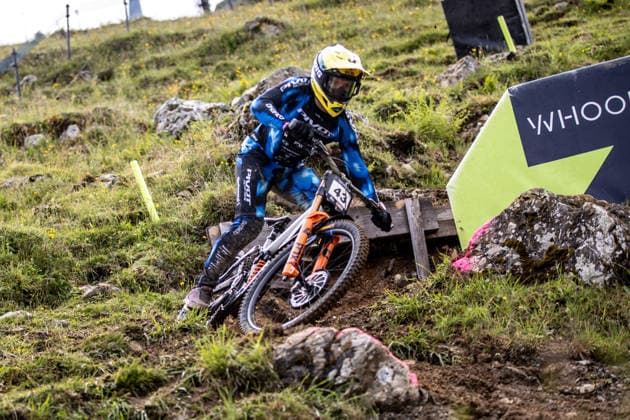 Whoop UCI Mountainbike World Series Leogang Downhill VIEIRA Roger PIVOT FACTORY RACINGat Whoop UCI Mountainbike World Series Leogang Downhill, 11.06.2026,in Leogang,AUT Foto: Sebastian Sternemann