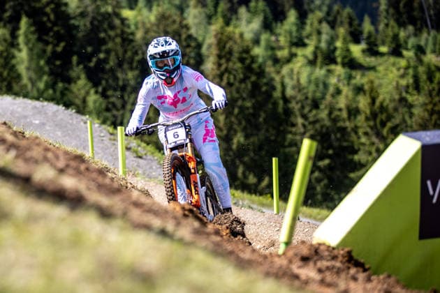 Whoop UCI Mountainbike World Series Leogang Downhill GALE Phoebe ORBEA FMD RACINGat Whoop UCI Mountainbike World Series Leogang Downhill, 11.06.2026,in Leogang,AUT Foto: Sebastian Sternemann