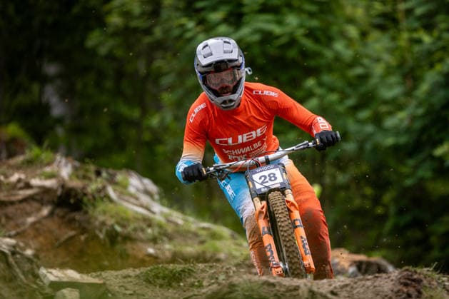 Whoop UCI Mountainbike World Series Leogang Downhill HARTENSTERN Max CUBE FACTORY RACINGat Whoop UCI Mountainbike World Series Leogang Downhill, 11.06.2026,in Leogang,AUT Foto: Sebastian Sternemann