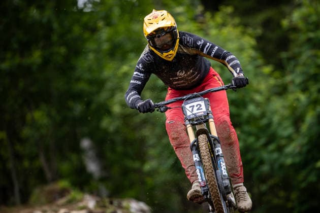 Whoop UCI Mountainbike World Series Leogang Downhill STEINER Julian at Whoop UCI Mountainbike World Series Leogang Downhill, 11.06.2026,in Leogang,AUT Foto: Sebastian Sternemann