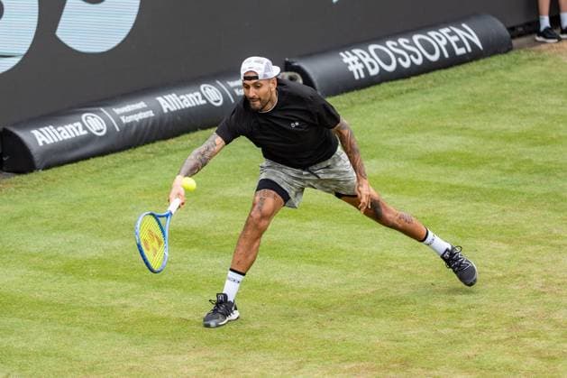 Tennis, Boss Open 2026, Stuttgart, TC Weissenhof, Centre Court, Nick Kyrgios (AUS) BOSS OPEN STUTTGART 2026 in Stuttgart