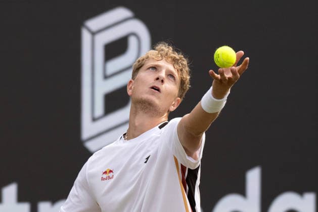 Martin Landaluce (ESP). xettx, Deutschland, Stuttgart, 11.06.2026, Tennis, Boss Open, Tag 6, 2026, Achtelfinale, M.Landaluce (ESP) - T.Fritz (USA), TC Weissenhof, Center Court