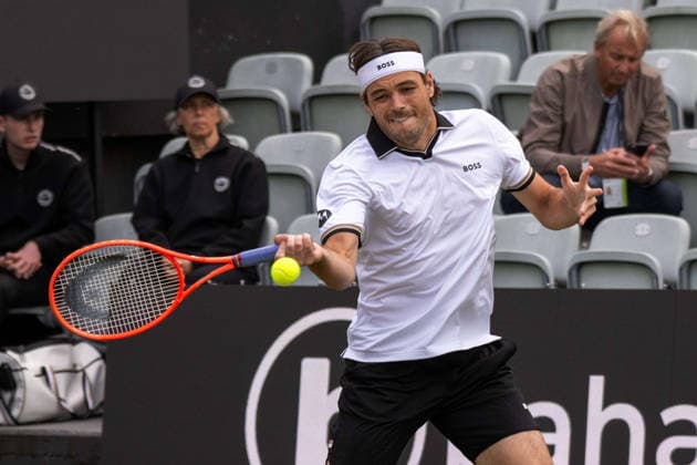 Taylor Fritz (USA). xettx, Deutschland, Stuttgart, 11.06.2026, Tennis, Boss Open, Tag 6, 2026, Achtelfinale, M.Landaluce (ESP) - T.Fritz (USA), TC Weissenhof, Center Court