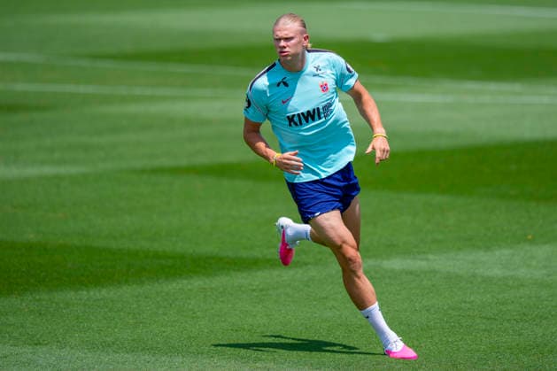 World Cup 2026 Greensboro, USA 20260611 Erling Braut Haaland training with the Norwegian mens national soccer team at The University of North Carolina Greensboro UNCG Photo Fredrik Varfjell NTB Greensboro USA EDITORIAL USE ONLY RESTRICTED USE FOR BETTING COMPANIES  Copyright: xFredrikxVarfjellx xNTBx