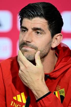 Belgian national football team - FIFA World Cup, WM, Weltmeisterschaft, Fussball 2026 - media activities 11 06 2026 RENTON, UNITED STATES OF AMERICA - JUNE 11 : Courtois Thibaut goalkeeper of Belgium pictured during a press conference, PK, Pressekonferenz at the training grounds of the Belgian national football team during the FIFA World Cup 2026 on June 11, 2026 in Renton, United States of America, 11 06 2026 Renton United States of America  Copyright: xJanxDexMeuleneirx