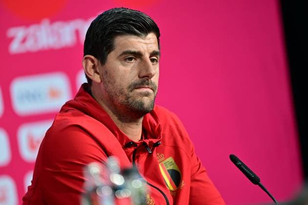 Belgium s goalkeeper Thibaut Courtois pictured at a press conference, PK, Pressekonferenz of Belgian national soccer team Red Devils in their base camp, home of the Seattle Sounders, Renton, Seattle, USA, on Thursday 11 June 2026. The Red Devils prepare for the 2026 FIFA World Cup, WM, Weltmeisterschaft, Fussball DIRKxWAEM  x177212468x