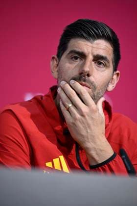 Belgian national football team - FIFA World Cup, WM, Weltmeisterschaft, Fussball 2026 - media activities 11 06 2026 RENTON, UNITED STATES OF AMERICA - JUNE 11 : Courtois Thibaut goalkeeper of Belgium pictured during a press conference, PK, Pressekonferenz at the training grounds of the Belgian national football team during the FIFA World Cup 2026 on June 11, 2026 in Renton, United States of America, 11 06 2026 Renton United States of America  Copyright: xNicoxVereeckenx