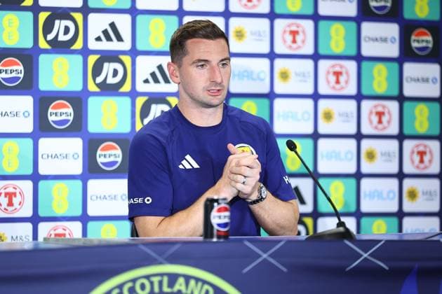 Kenny McLean of Scotland Scotland Training Session and press conference, PK, Pressekonferenz 2026 FIFA World Cup, WM, Weltmeisterschaft, Fussball Football, Atrium Health Performance Park, Charlotte, USA - 11 Jun 2026Charlotte Atrium Health Performance Park United States of America EDITORIAL USE ONLY No use with unauthorised audio, video, data, fixture lists, club league logos or live services. Online in-match use limited to 120 images, no video emulation. No use in betting, games or single club league player publications.  Copyright: xMichaelxZemanek Shutterstockx 16919988bq