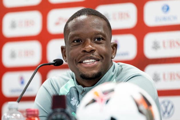 FIFA World Cup, WM, Weltmeisterschaft, Fussball 2026 - Switzerland press conference, PK, Pressekonferenz Switzerland s Denis Zakaria speaks during a press conference of the Swiss national soccer team at the SDJA in San Diego, California, USA, 11 June 2026, ahead of the 2026 FIFA World Cup soccer tournament. San Diego United States  Copyright: xPETERxKLAUNZERx