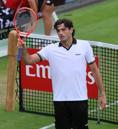 11.06.2026, Boss Open 2026, ATP, Tennis Herren Tour 250 Stuttgart, TTC Weissenhof, Tennis, im Bild: Taylor Fritz (USA) gewinnt vs Martin Landaluce (SPA)