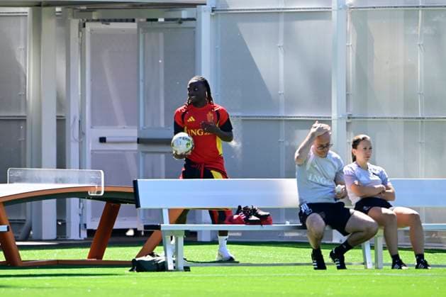 Belgian national football team - FIFA World Cup, WM, Weltmeisterschaft, Fussball 2026 - media activities 11 06 2026 RENTON, UNITED STATES OF AMERICA - JUNE 11 : Doku Jeremy forward of Belgium pictured during a training session of the Belgian national football team during the FIFA World Cup 2026 on June 11, 2026 in Renton, United States of America, 11 06 2026 Renton United States of America  Copyright: xJanxDexMeuleneirx