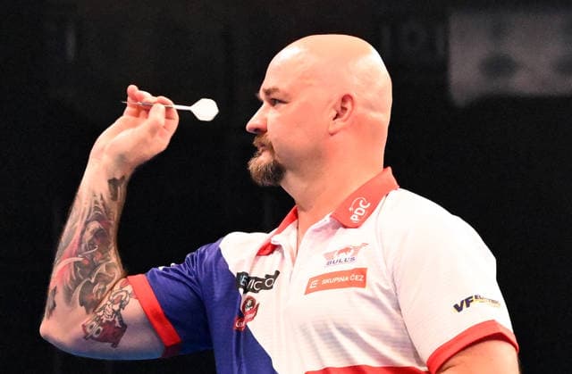 11.06.2026, xhbx, Dart World Cup of Darts 2025, v.l. Karel Sedlacek (Tschechien) (DFL DFB REGULATIONS PROHIBIT ANY USE OF PHOTOGRAPHS as IMAGE SEQUENCES and or QUASI-VIDEO) Frankfurt