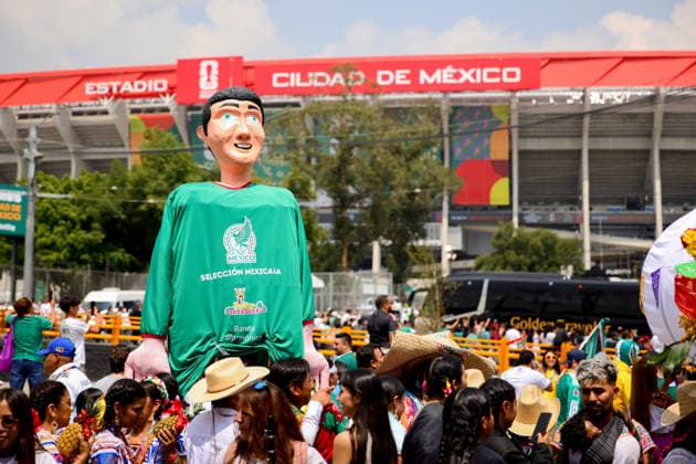 FIFA World Cup, WM, Weltmeisterschaft, Fussball 2026 FIFA WORLD CUP 2026 OPENING CEREMONY GENERAL AMBIANCE 11062026 MEXICO CITY, MEXICO. Photo of mexican fans and general ambiance, before the opening ceremony of the FIFA World Cup 2026, held at the Estadio Ciudad de MÃ xico of Mexico City. Foto de aficionados mexicanos y ambiente general, antes de la ceremonia de apertura de la Copa del Mundo 2026 de la FIFA, celebrada en el Estadio Ciudad de Mexico de la Ciudad de MÃ xico. PHOTO BY IMAGENSHOP AGENCIA FOTOGRAFICA MEXICO CITY MEXICO CITY MEXICO