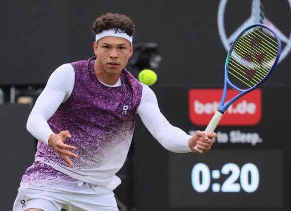 11.06.2026, Boss Open 2026, ATP, Tennis Herren Tour 250 Stuttgart, TTC Weissenhof, Tennis, im Bild: Ben Shelton (USA)