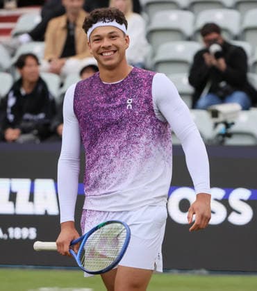 11.06.2026, Boss Open 2026, ATP, Tennis Herren Tour 250 Stuttgart, TTC Weissenhof, Tennis, im Bild: Ben Shelton (USA)