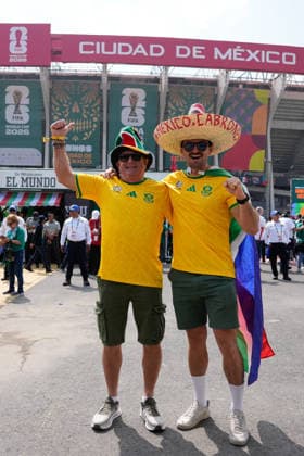 Mexico v South Africa - FIFA World Cup, WM, Weltmeisterschaft, Fussball 2026 - Group A MEXICO CITY, MEXICO - JUNE 11: Mexican fans gather prior to opening match of the World Cup First Stage Group A match between Mexico and South Africa at Estadio Azteca (Mexio Stadium) in Mexico City, Mexico on June 11, 2026. Jose Hernandez Anadolu Mexico City Mexico. Editorial use only. Please get in touch for any other usage.  Copyright: x2026xAnadoluxJosexHernandezx