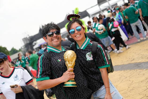Mexico v South Africa - FIFA World Cup, WM, Weltmeisterschaft, Fussball 2026 - Group A MEXICO CITY, MEXICO - JUNE 11: Mexican fans gather prior to opening match of the World Cup First Stage Group A match between Mexico and South Africa at Estadio Azteca (Mexico Stadium) in Mexico City, Mexico on June 11, 2026. Jose Hernandez Anadolu Mexico City Mexico. Editorial use only. Please get in touch for any other usage.  Copyright: x2026xAnadoluxJosexHernandezx
