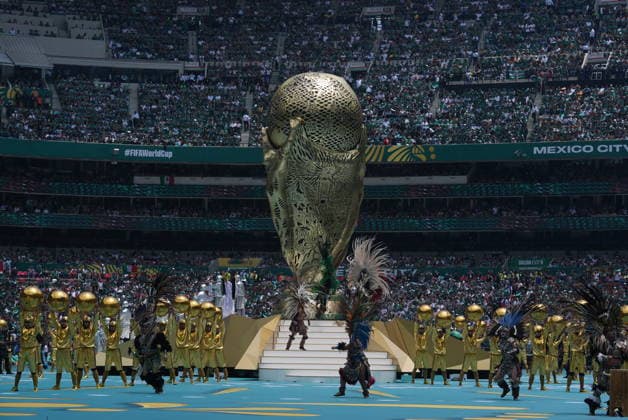 Mexico v South Africa - FIFA World Cup, WM, Weltmeisterschaft, Fussball 2026 - Group A MEXICO CITY, MEXICO - JUNE 11: A view of opening ceremony of 2026 FIFA World Cup prior to opening match of the World Cup First Stage Group A match between Mexico and South Africa at Estadio Azteca (Mexico Stadium) in Mexico City, Mexico on June 11, 2026. Juancho Torres Anadolu Mexico City Mexico. Editorial use only. Please get in touch for any other usage.  Copyright: x2026xAnadoluxJuanchoxTorresx