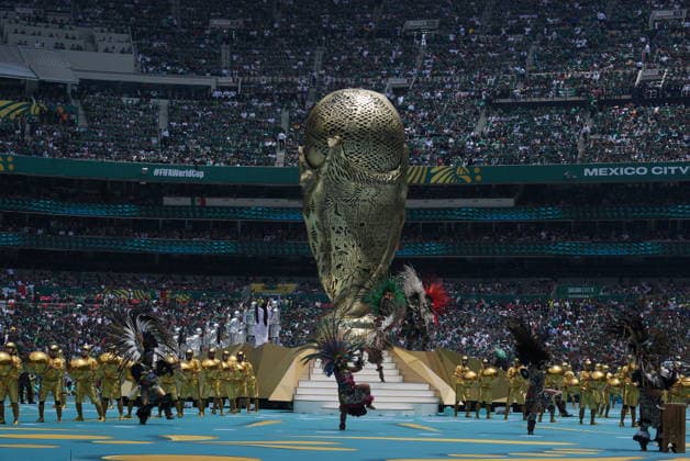 Mexico v South Africa - FIFA World Cup, WM, Weltmeisterschaft, Fussball 2026 - Group A MEXICO CITY, MEXICO - JUNE 11: A view of opening ceremony of 2026 FIFA World Cup prior to opening match of the World Cup First Stage Group A match between Mexico and South Africa at Estadio Azteca (Mexico Stadium) in Mexico City, Mexico on June 11, 2026. Juancho Torres Anadolu Mexico City Mexico. Editorial use only. Please get in touch for any other usage.  Copyright: x2026xAnadoluxJuanchoxTorresx