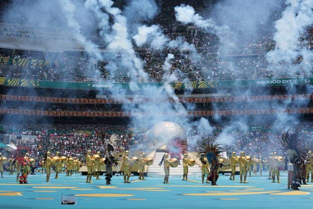 Mexico v South Africa - FIFA World Cup, WM, Weltmeisterschaft, Fussball 2026 - Group A MEXICO CITY, MEXICO - JUNE 11: A view of opening ceremony of 2026 FIFA World Cup prior to opening match of the World Cup First Stage Group A match between Mexico and South Africa at Estadio Azteca (Mexico Stadium) in Mexico City, Mexico on June 11, 2026. Juancho Torres Anadolu Mexico City Mexico. Editorial use only. Please get in touch for any other usage.  Copyright: x2026xAnadoluxJuanchoxTorresx
